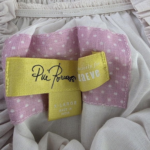 Anthropologie Maeve Pia Binazzi Tiered Off The Shoulder Dress in Novelty Size XL - Picture 12 of 14